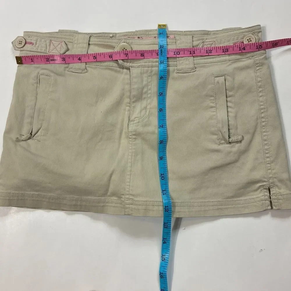 Vintage Y2K Plugg Mini Cargo Skirt Short Size 16 Junior